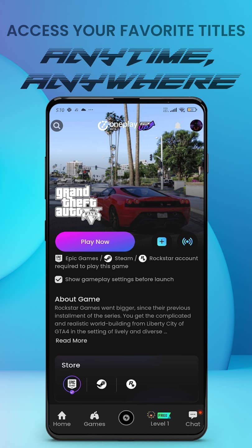 OnePlay Cloud Gaming & PC — screenshot 2